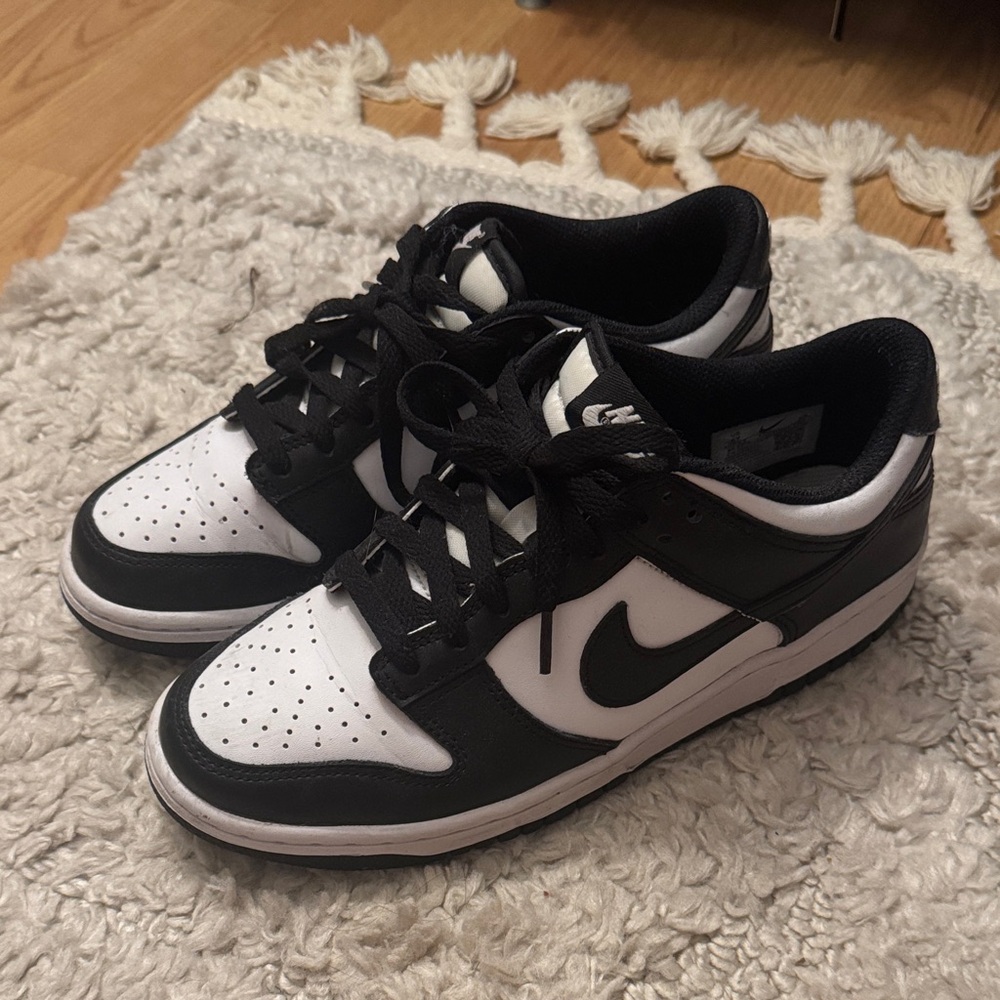 Nike Black and White Low-Top Sneakers